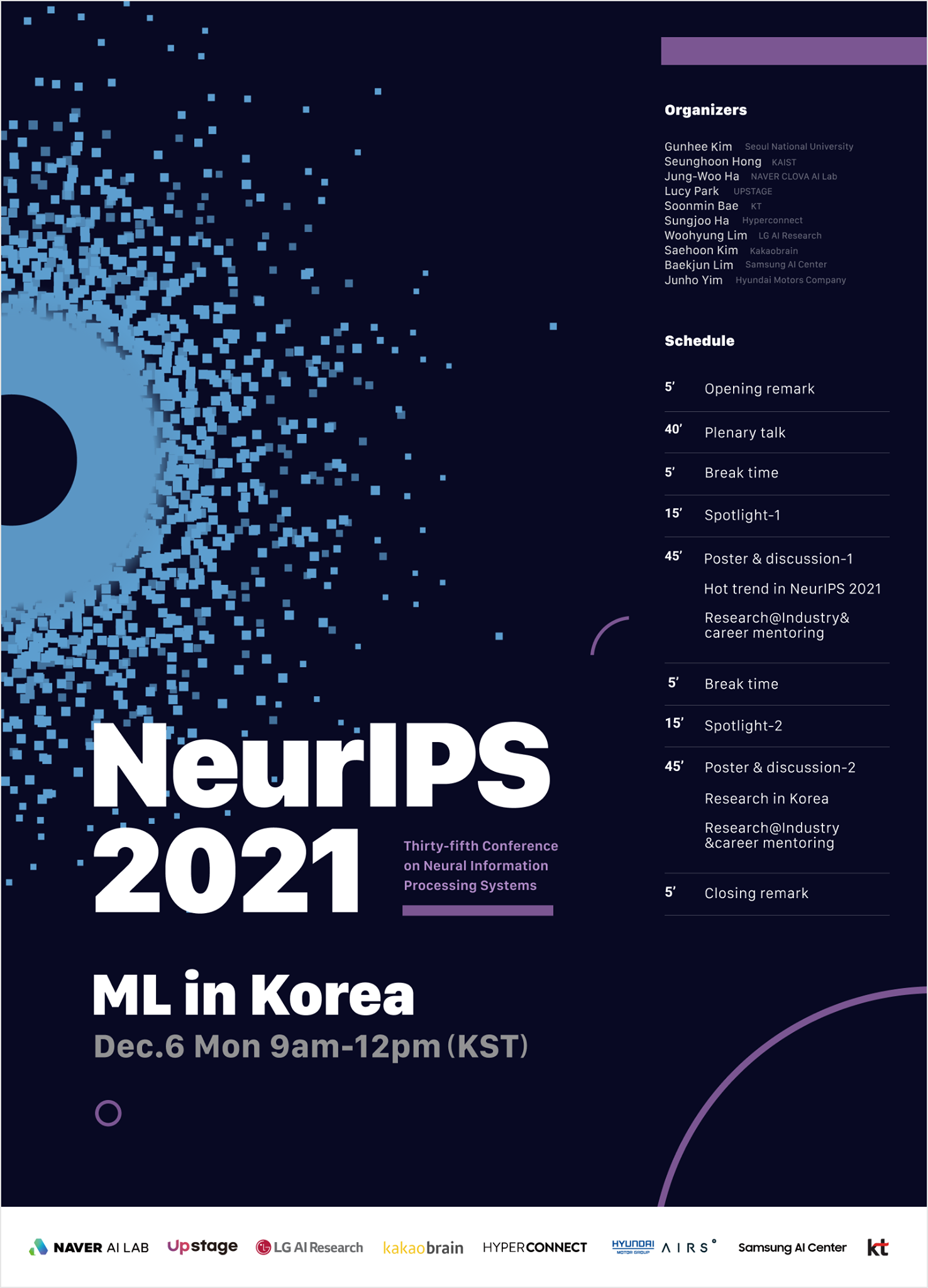 NeurIPS 2021 ML in Korea